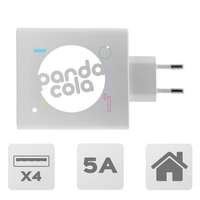 Chargeur secteur personnalisable prise murale 4 ports USB | Akashi - Pandacola