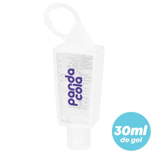 Distributeur de gel hydroalcoolique - Gel désinfectant personnalisable 30 ml avec sangle en silicone réglable - Bumper - Pandacola