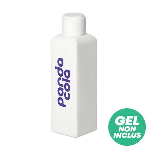 Gels hydroalcooliques - Flacon-doseur personnalisable avec bouchon hermétique 150ml transparent vendu vide - Flados - Pandacola