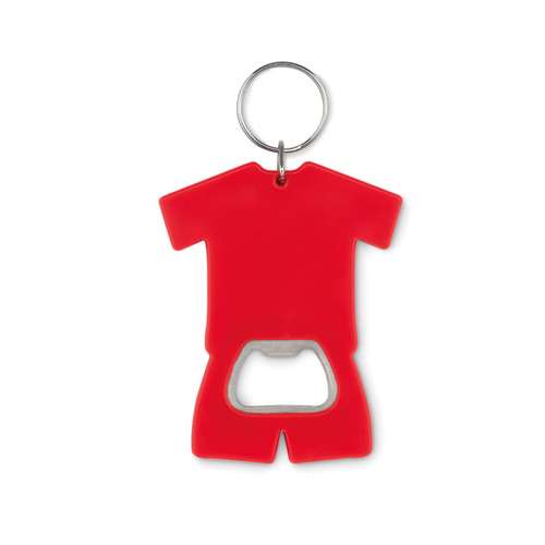 Décapsuleurs/Ouvre-bouteilles - Porte-clés personnalisé avec décapsuleur en forme de t-shirt en ABS - Camis - Pandacola