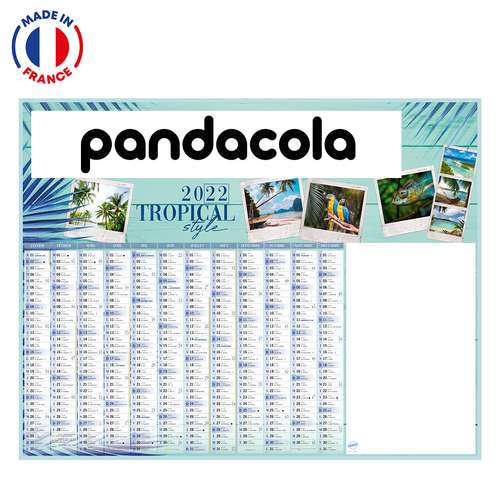 Calendrier bancaire - Calendrier publicitaire personnalisable effaçable -Made in France - Pandacola