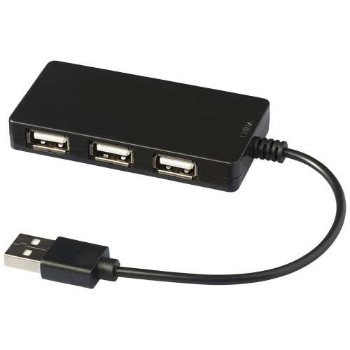 Hub usb - Hub USB 2.0 publicitaire 4 ports avec câble de 19,3 cm - Brick - Pandacola