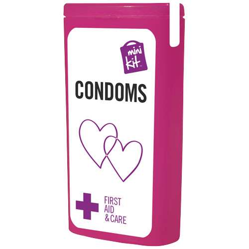Mykit - Kit personnalisé contenant 2 préservatifs - MiniKit Préservatifs - Pandacola
