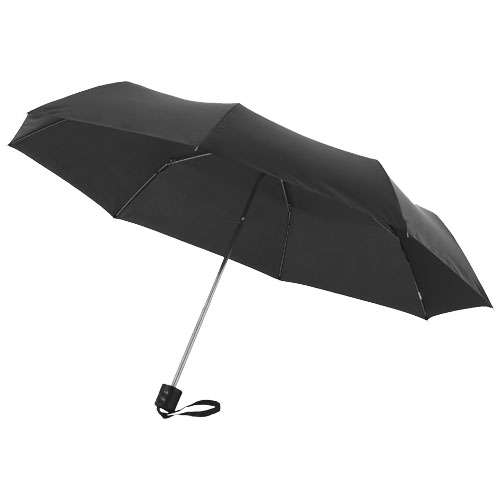 Parapluies classiques - Parapluie pliant personnalisé 3 sections manche droit - Ida - Pandacola
