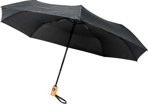 Parapluies classiques - Parapluie recyclé publicitaire pliable 21" à ouverture automatique - Bo - Pandacola