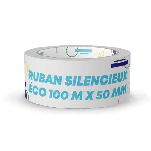 Rubans adhésifs - Ruban adhésif silencieux publicitaire pour emballage longue durée - Tsaba 100mx50mm - Pandacola