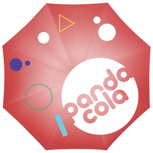 Parapluies classiques - Parapluie automatique personnalisable sur les 8 panneaux et tige en métal - CreaRain eight - Pandacola