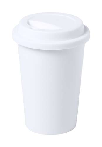 Gobelets réutilisables - Mug antibactérien personnalisable de 450 ml avec couvercle - Koton - Pandacola