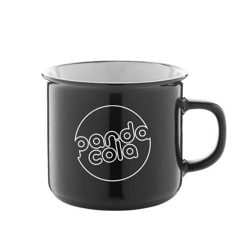 Mugs - Mug personnalisable vintage en céramique d'une capacité de 320 ml - Woodstock - Pandacola