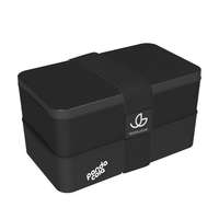 Lunch box personnalisable 2 compartiments made in France en plastique recyclé - Goodjour - Pandacola