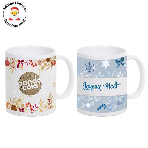 Mugs - Mug céramique marquage spécial Noël 330 ml - Angus - Pandacola