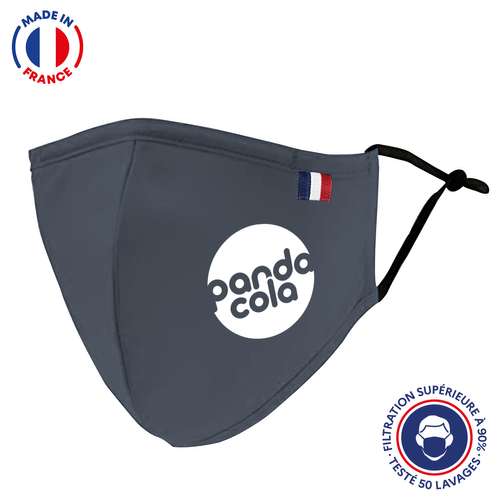 Masques de protection - UNS1 50 lavages personnalisé forme ninja couleur - Masque grand public à filtration garantie supérieure à 99% - Paris color - Pandacola