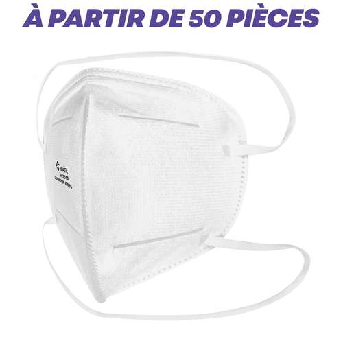 Masques de protection - FFP2 - A partir de 50 pièces - Masque jetable avec attache derrière la nuque - Pandacola