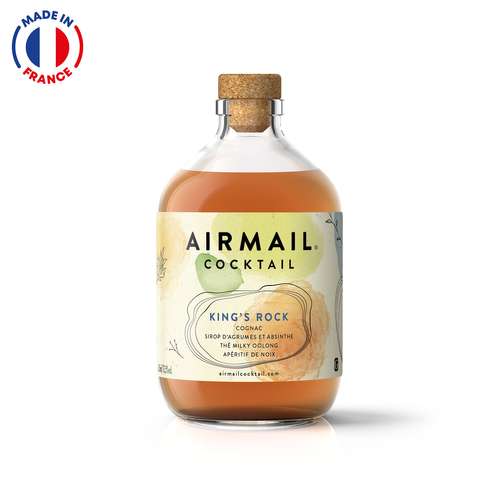 Bouteilles de spiritueux - Cocktail cognac et agrumes 270 ou 545 mL - King's Rock vol. 13,5% | Airmail Cocktail® - Pandacola