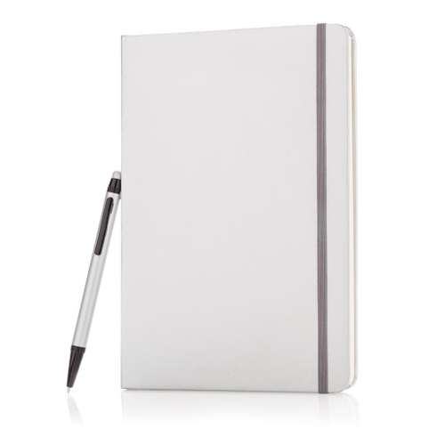 Carnets simple - Carnet publicitaire A5 avec stylo stylet 144 pages 70 gr/m² - Buckeye - Pandacola