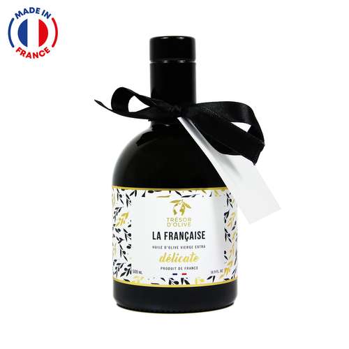Huiles d'olive - Huile d'olive personnalisable made in France - Délicate verre | Trésor d’Olive - Pandacola