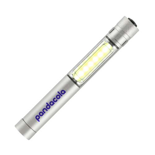 Lampes de poche/lampes torches - Torche personnalisable en aluminium avec LED COB - Limiai - Pandacola