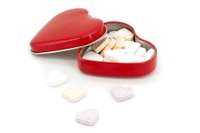 Boîte coeur personnalisée avec 24 gr de petits bonbons cœurs - Coronel - Pandacola