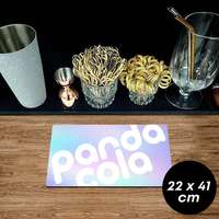 Tapis de bar publicitaire caoutchouc 1,5 mm - 22x41cm - Pandacola