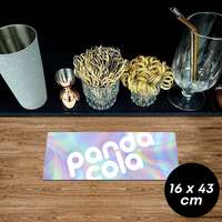 Tapis de bar publicitaire caoutchouc 1,5 mm - 16x43 cm - Pandacola