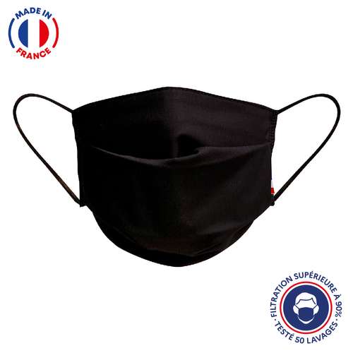 Masques de protection - UNS1 50 lavages - Masque grand public à filtration garantie supérieure à 97% - Masque polyester made in France - Pandacola