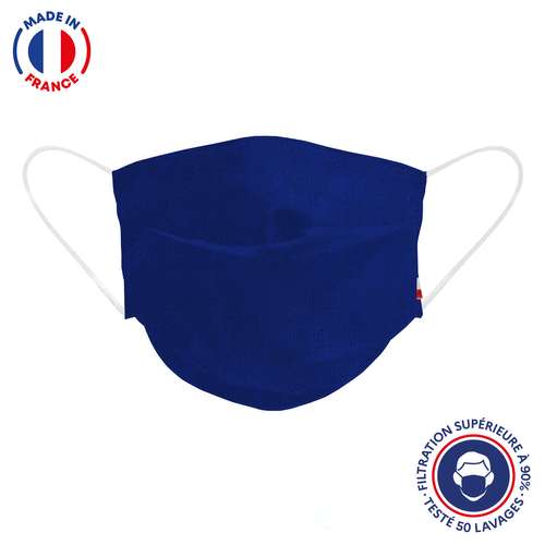 Masques de protection - UNS1 50 lavages - Masque grand public à filtration garantie supérieure à 97% - Masque polyester couleur made in France - Pandacola