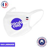 UNS1 100 lavages personnalisé - Masque grand public à filtration garantie supérieure à 96% - Masque fabriqué in France | Marcou - Pandacola