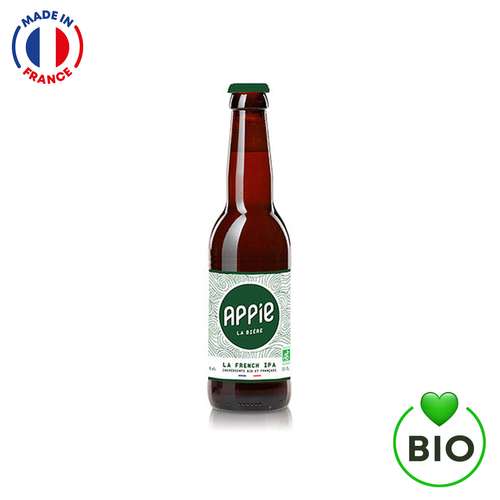 Bouteilles de bières - Bouteille de bière de 33cL - IPA Bio vol. 6,4% | Appie® - Pandacola