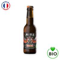 Bouteille de bière bio sans gluten de 33 cL - Black Owl Sun vol. 5,2% | Mira® - Pandacola