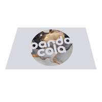 Sticker de sol promotionnel carré en vinyle 50x50 cm - Zelo - Pandacola