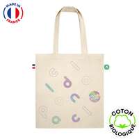 Impression numérique -Tote bag personnalisé coton bio 150 gr/m² - Made in France - Piru - Pandacola