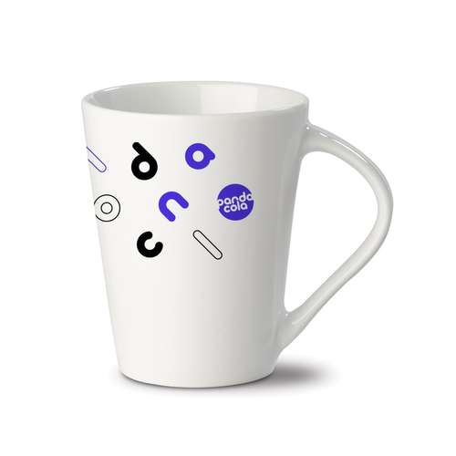 Mugs - Mug personnalisable en porcelaine forme conique 250 ml - Pepico - Pandacola