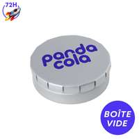 EXPRESS 72h - Boite clic clac personnalisable vide 45 mm de diamètre - Pandacola