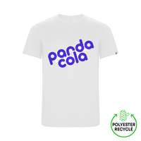 T-shirt sport personnalisable en polyester recyclé 135gr/m² - Espro white - Pandacola