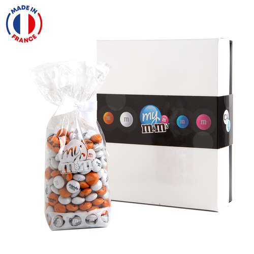 Bonbons chocolat - Coffret Ecrin Chic 300g de M&M's personnalisables| My M&M's - Pandacola