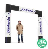 Arche gonflable personnalisable rectangulaire - 4,5x3,2m - Pandacola