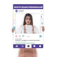 Cadre à selfie personnalisé 90x116 cm - Photoshoot - Pandacola