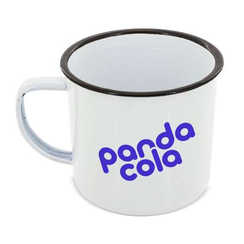Mugs - Mug métallique émaillé personnalisé 35 cl - Retro - Pandacola