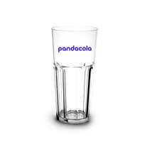 Verre retro publicitaire 50cl réutilisable - Pandacola