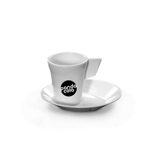 Tasses à café - Tasse à café publicitaire 9cl réutilisable - Pandacola