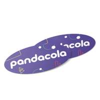 Sticker personnalisé ovale - Taza - Pandacola