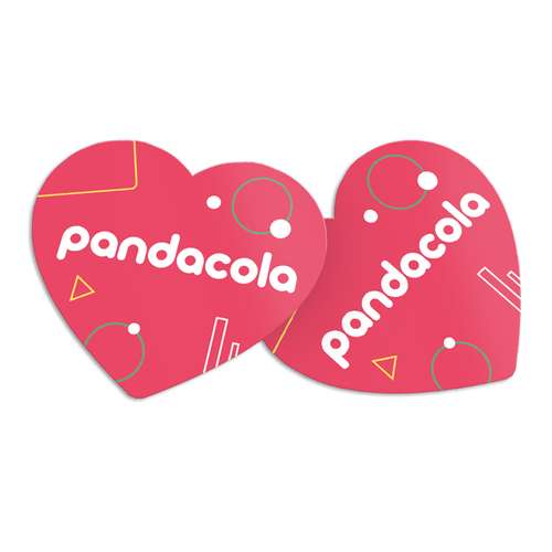 Stickers - Sticker personnalisé en forme de coeur - Labar - Pandacola