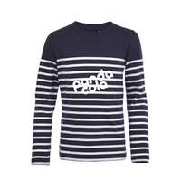 T-shirt enfant rayé personnalisable en coton 160 gr/m² - Matelot kids - Pandacola
