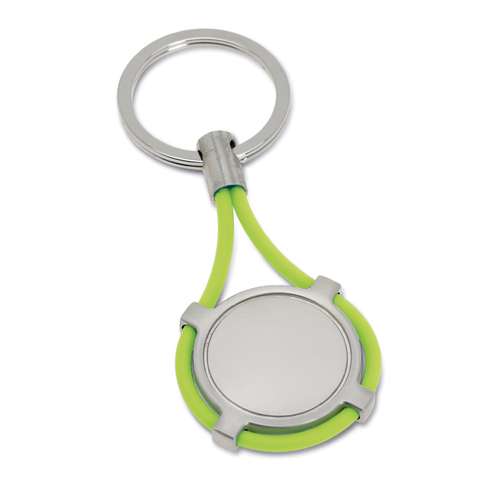 Porte-clés standards - Porte-clés rond personnalisable avec bords en silicone - Oster - Pandacola