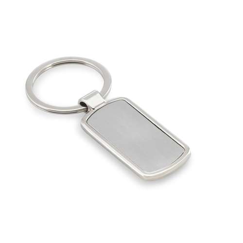 Porte-clés standards - Porte-clés publicitaire métal rectangulaire - Igney - Pandacola