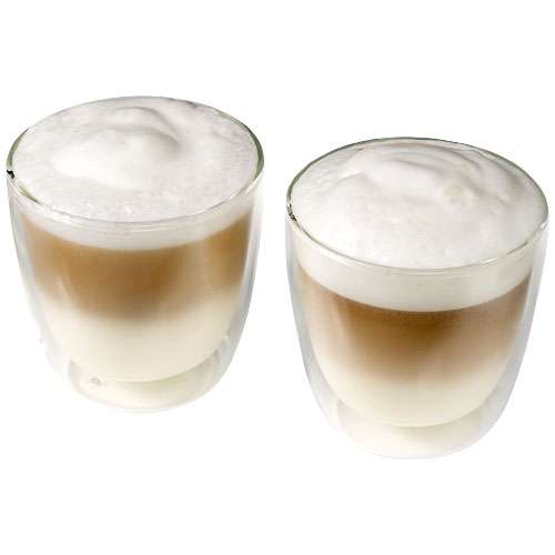 Tasses à café - Set de 2 tasses à café personnalisées double paroi 200 ml - Boda - Pandacola