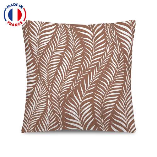 Coussins - Coussin carré outdoor motif feuille made in France - Canu plant - Pandacola
