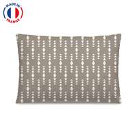 Coussin rectangulaire outdoor motif géométrique made in France - Colin point - Pandacola