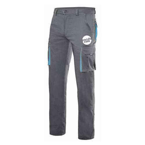 Pantalons - Pantalon de travail personnalisé bicolore en coton 240 gr/m² | VELILLA® - Catch - Pandacola