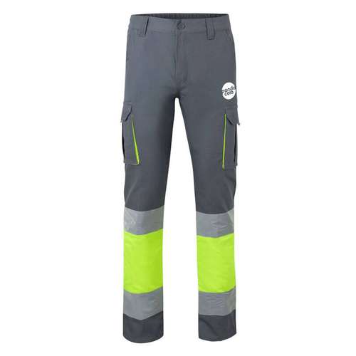 Pantalons - Pantalon personnalisable multipoches à haute visibilité en coton 240 gr/m² | VELILLA® - Dua - Pandacola